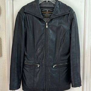 Express Black Leather Jacket